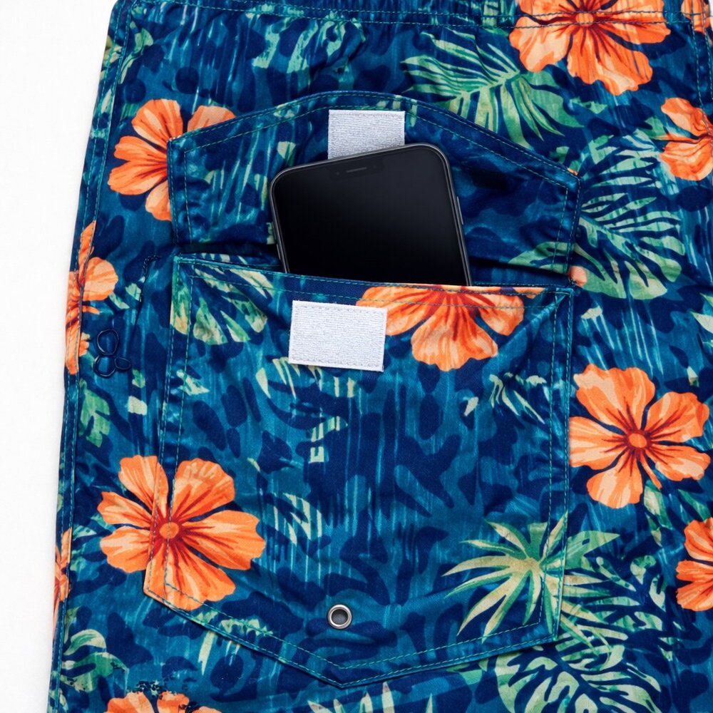 Men’s 2 Pack Swim Trunks Cargo Shorts Quick Dry Mesh Liner Board Swim Shorts - Picture 5 of 8